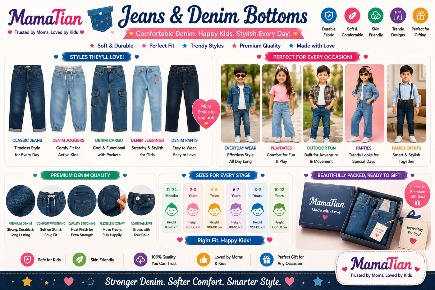 Jeans & Denim Bottoms