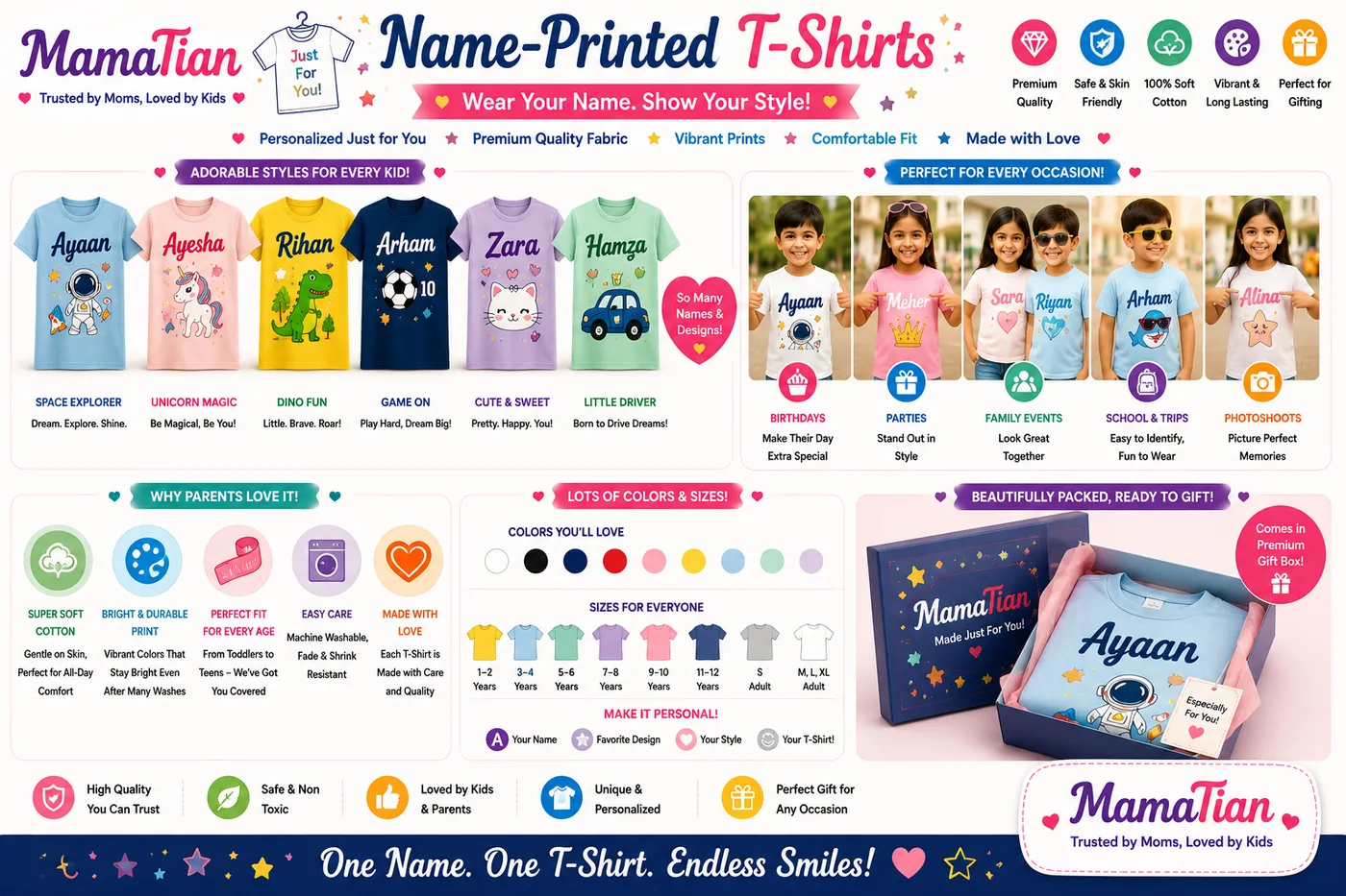 Name-Printed T-Shirts