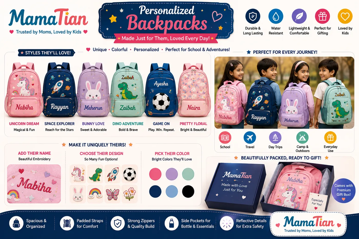 Personalized Backpacks