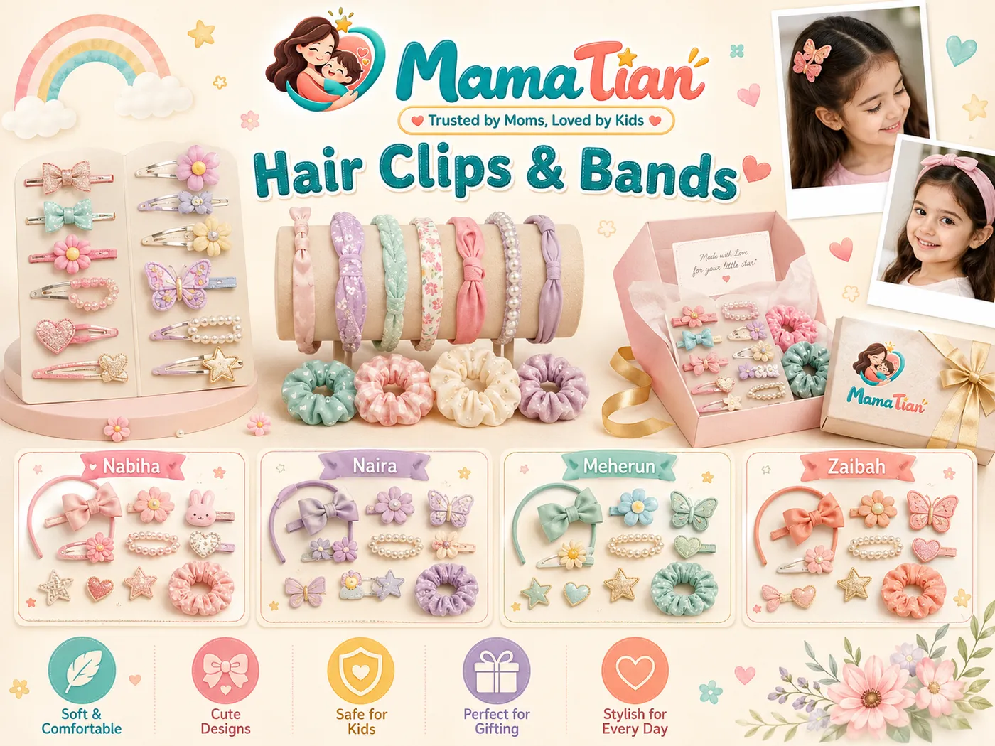 Hair Clips & Bands
