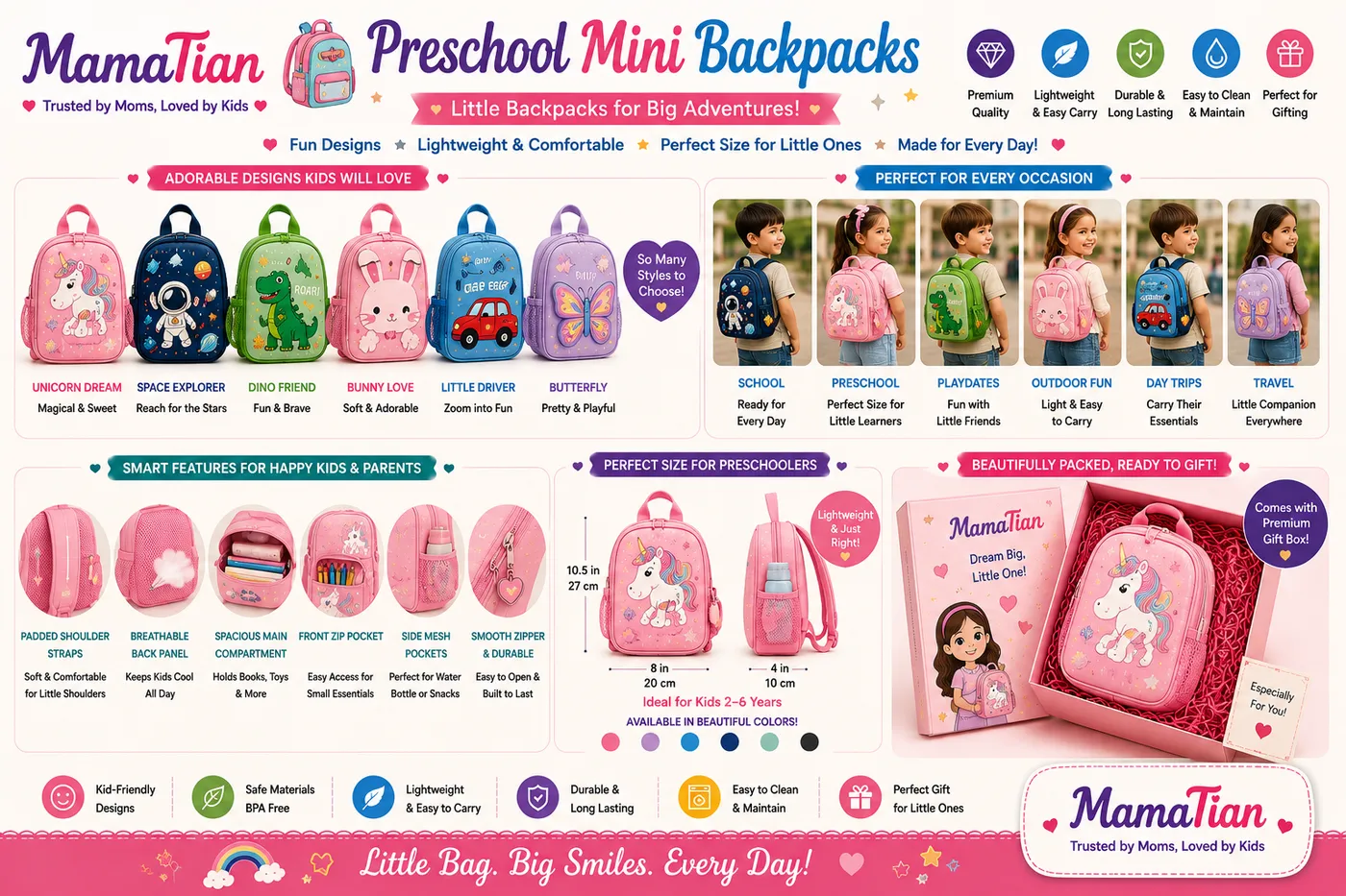 Preschool Mini Backpacks