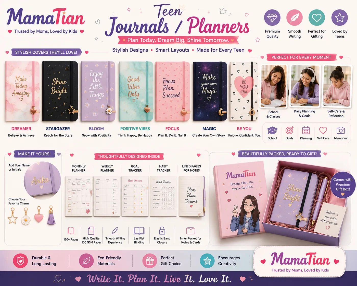 Teen Journals / Planners
