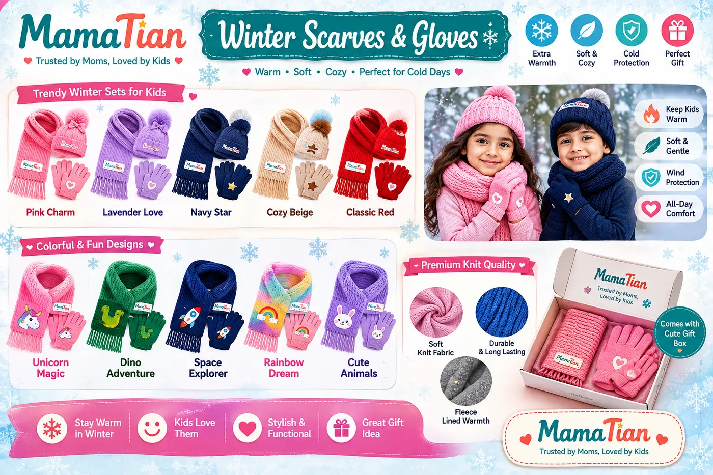 Winter Scarves & Gloves